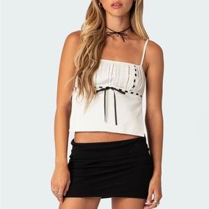 Edikted Black Mini Skirt